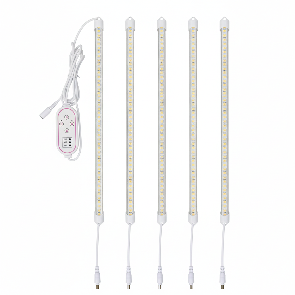 T5 LED Bar Grow Light Daisy Chain 4 Tubes Pure + Warm White