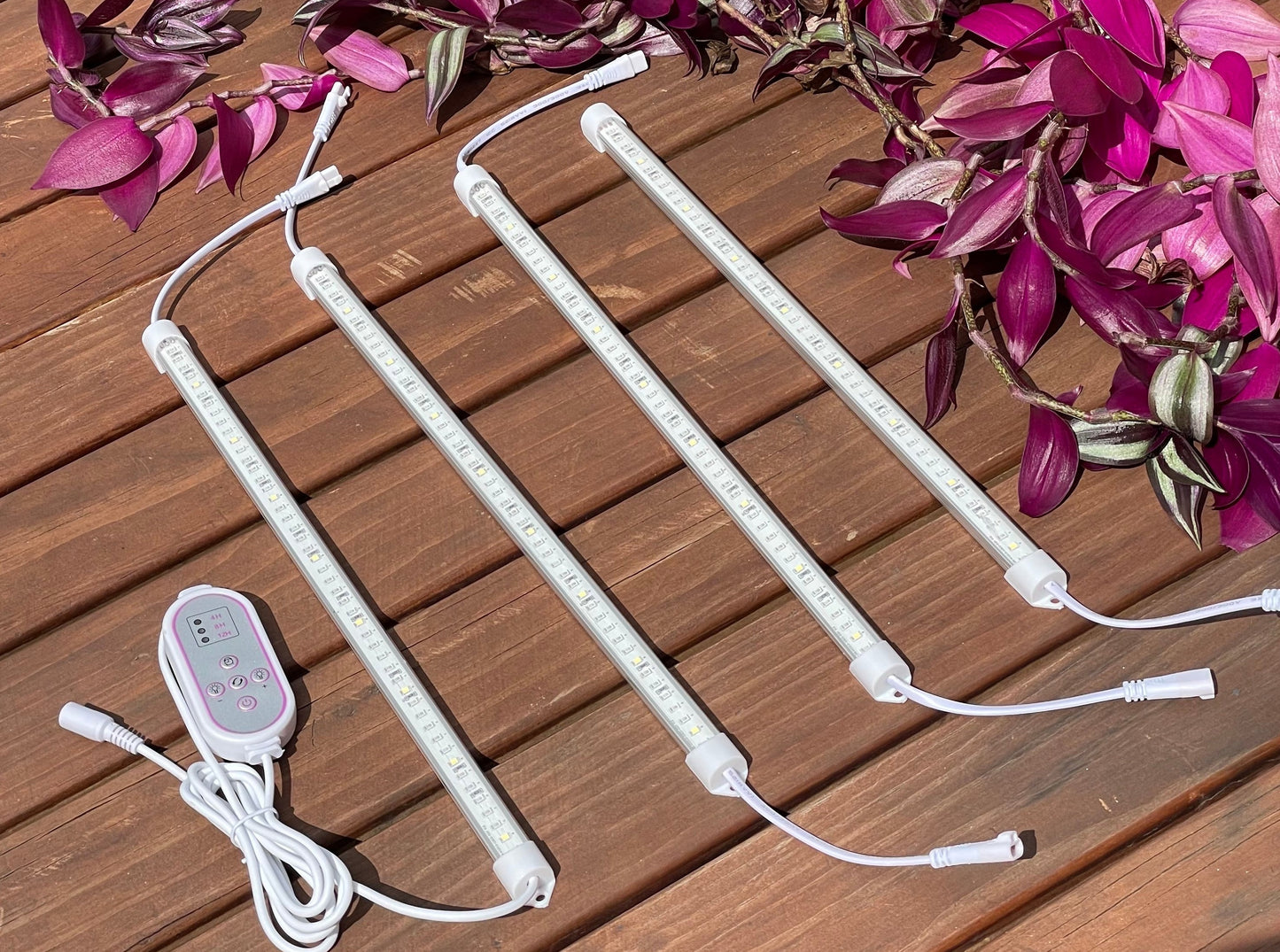 T5 LED Bar Grow Light Daisy Chain 4 Tubes Pure + Warm White