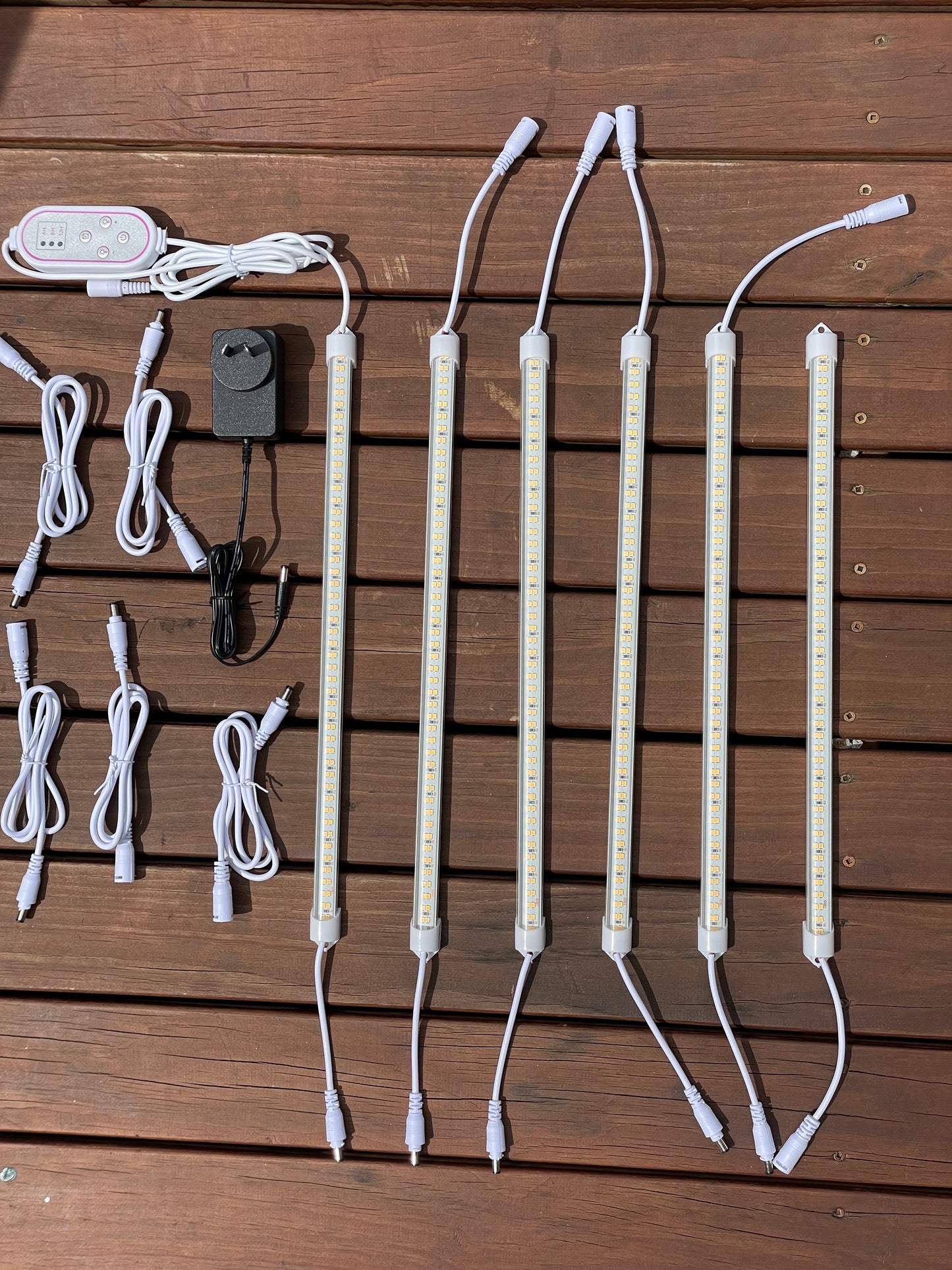 T5 LED Bar Grow Light Daisy Chain 6 Tubes Warm White