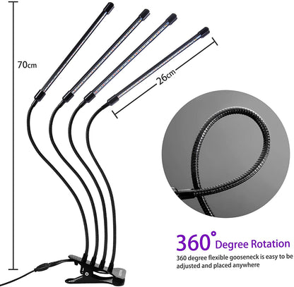 Full Spectrum Desk Clip on LED Grow Light