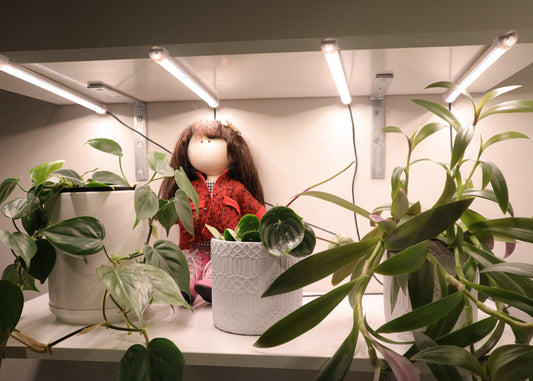 T5 LED Bar Grow Light Daisy Chain 4 Tubes Red+Blue+Warm White